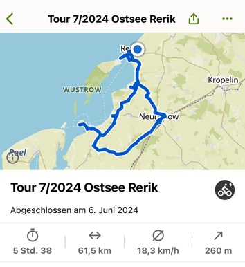 Radtour Rerik